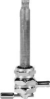 Single Outlet Reserve Hex Wave Valve-22mm (H-D)-6000 Series-5/16" hose barb-Chrome